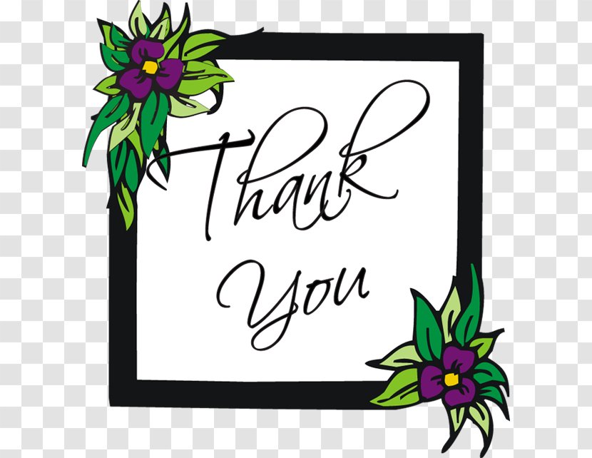 Outdoor Thank You - Greeting Card - Purple Transparent PNG
