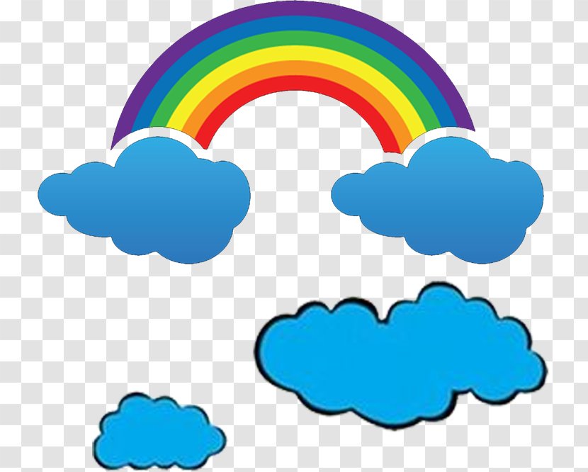 Rainbow Cartoon Animation Icon - Sky - Clouds Transparent PNG