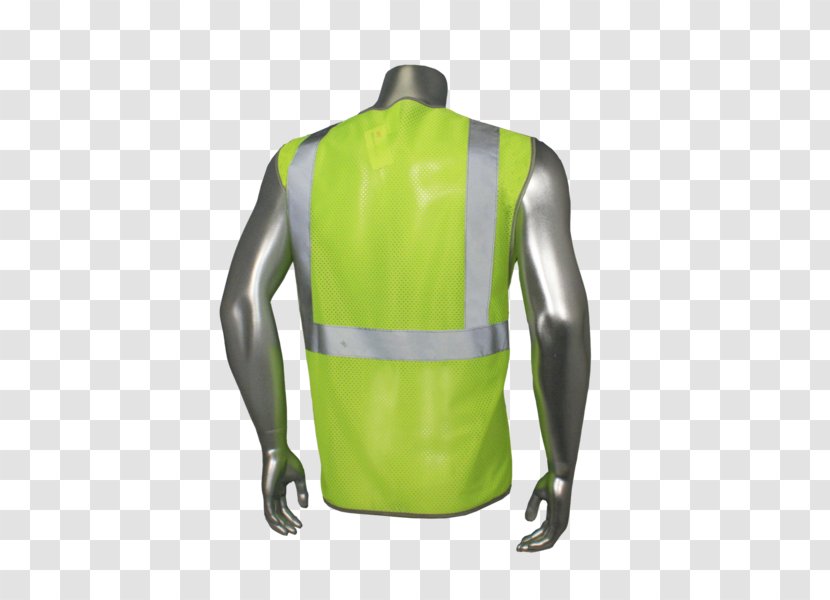 Sleeve High-visibility Clothing T-shirt Gilets - Shoulder - Safety Jacket Transparent PNG