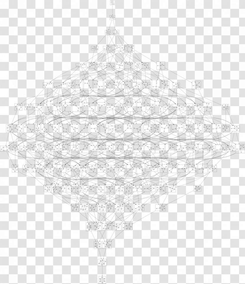 Tree Line - Black And White Transparent PNG