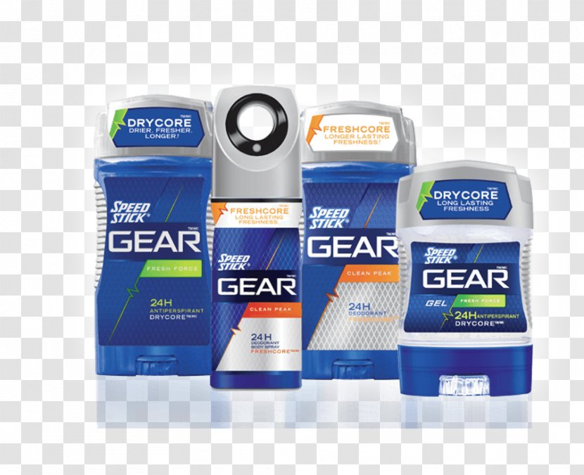 Speed Stick Deodorant Brand Gear - ​​line Transparent PNG