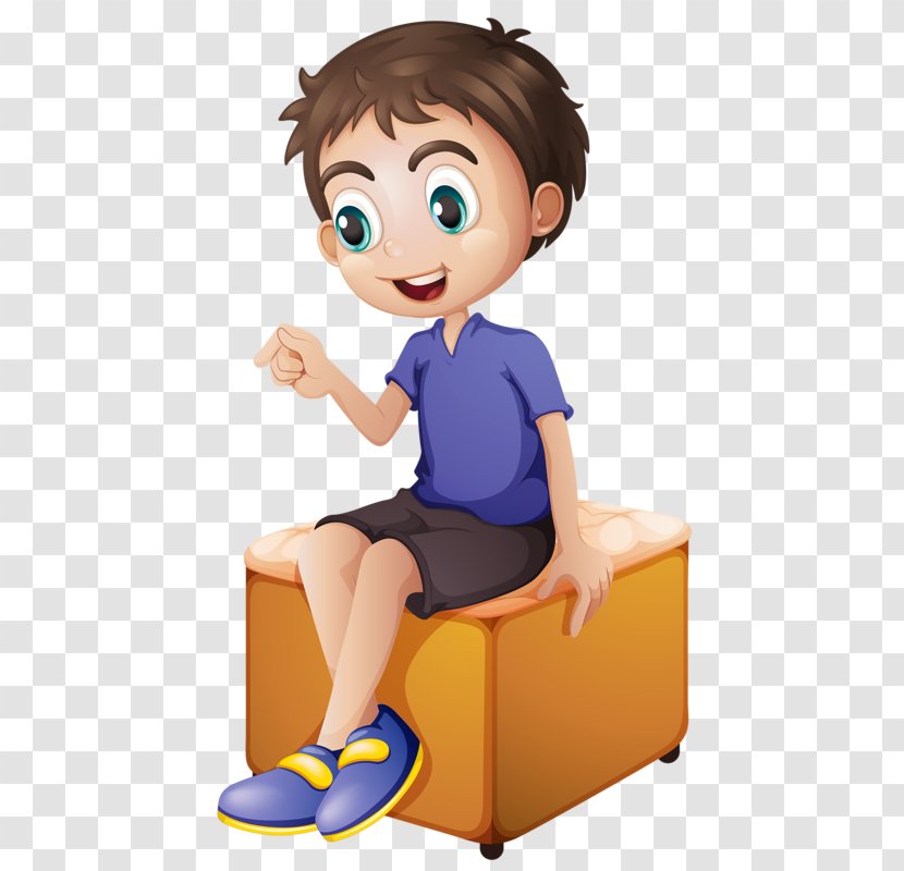 Chair Royalty-free Child - Furniture - Sitting Boy Transparent PNG