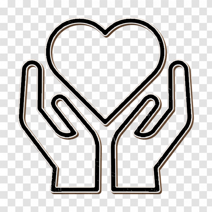 Hands Holding Heart Icon Healthy Icon Property Security Icon Transparent PNG
