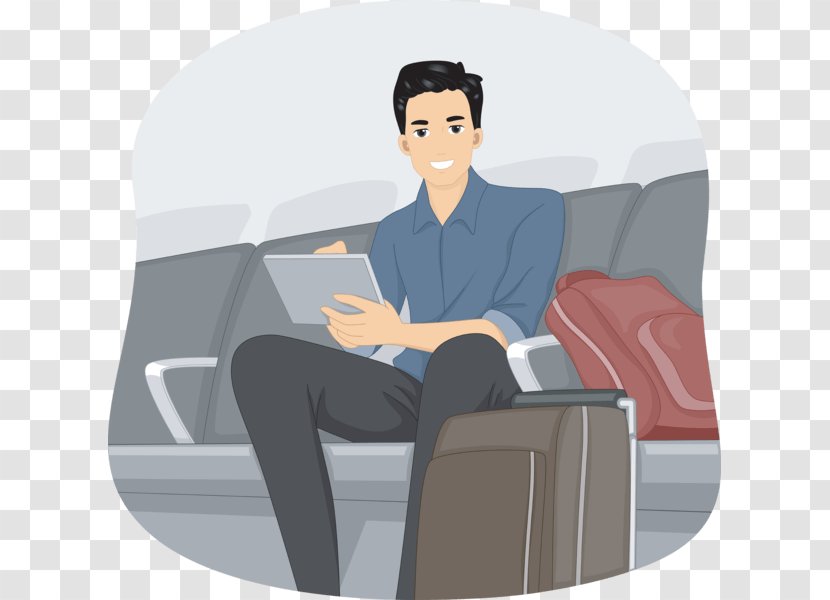 Airplane Air Travel Airport Lounge Stock Photography - Learn Eng Transparent PNG