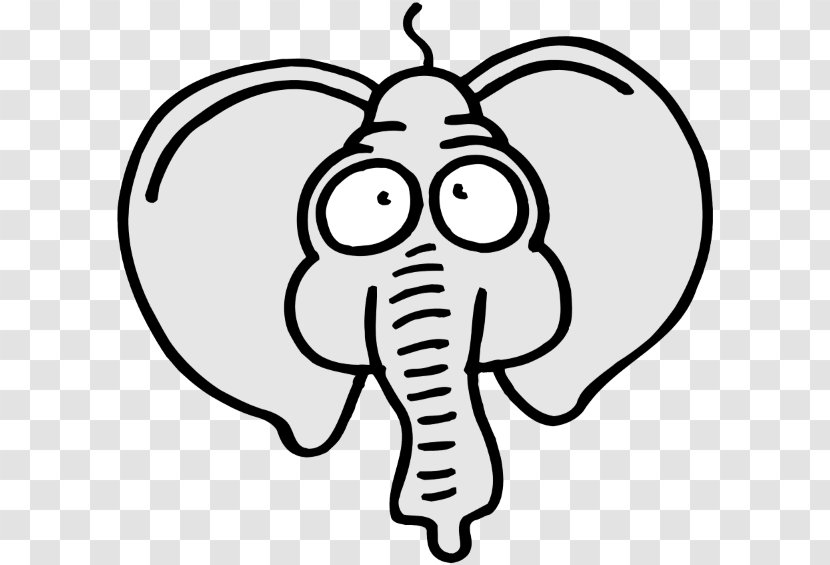 Elephants Coloring Book Clip Art Image Child - Cartoon Transparent PNG