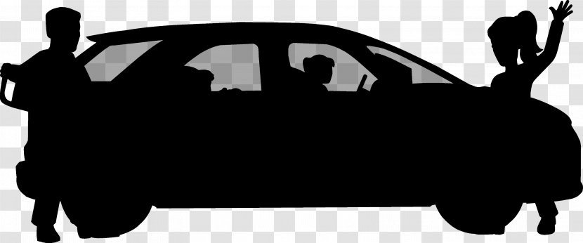 Car Clip Art Silhouette Black M - Family Transparent PNG