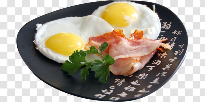 Poached Egg Fried Full Breakfast Labskaus - Dish Transparent PNG
