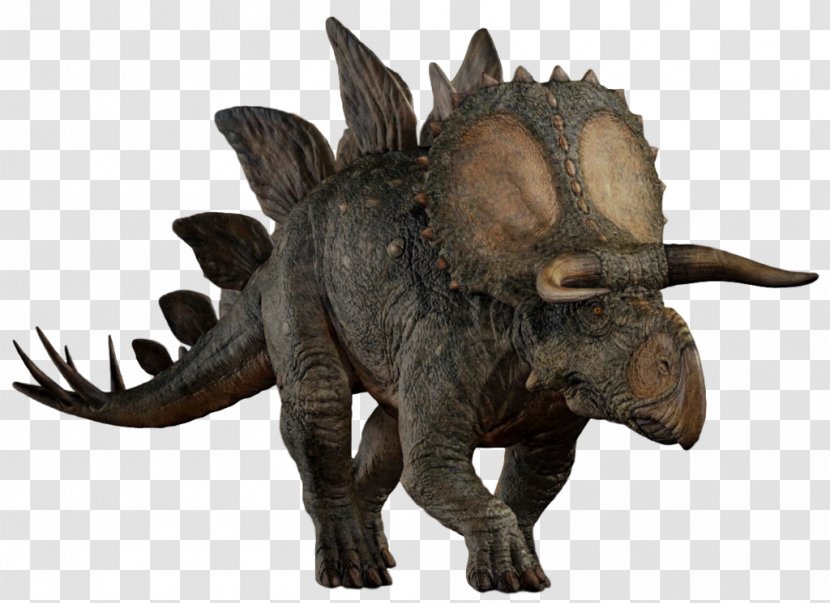 Triceratops Stegosaurus Jurassic World Evolution Dinosaur Park - Animal Figure Transparent PNG