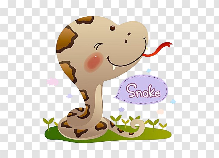 Snake Chinese Zodiac Illustration - Tai Sui - Cute Transparent PNG