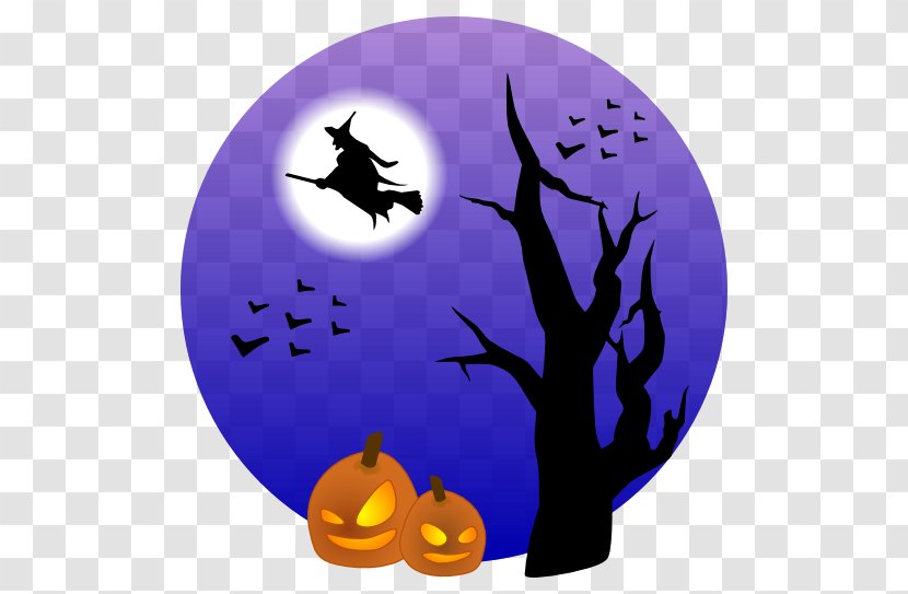Halloween YouTube Candy Corn Clip Art - Silhouette - Witch Transparent PNG