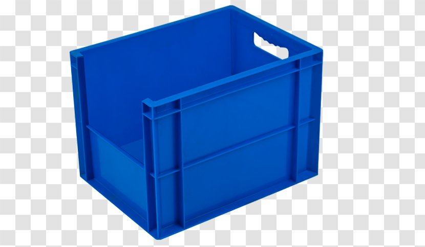 Crate Plastic Box Tool Polypropylene - Cobalt Blue - Containers Transparent PNG