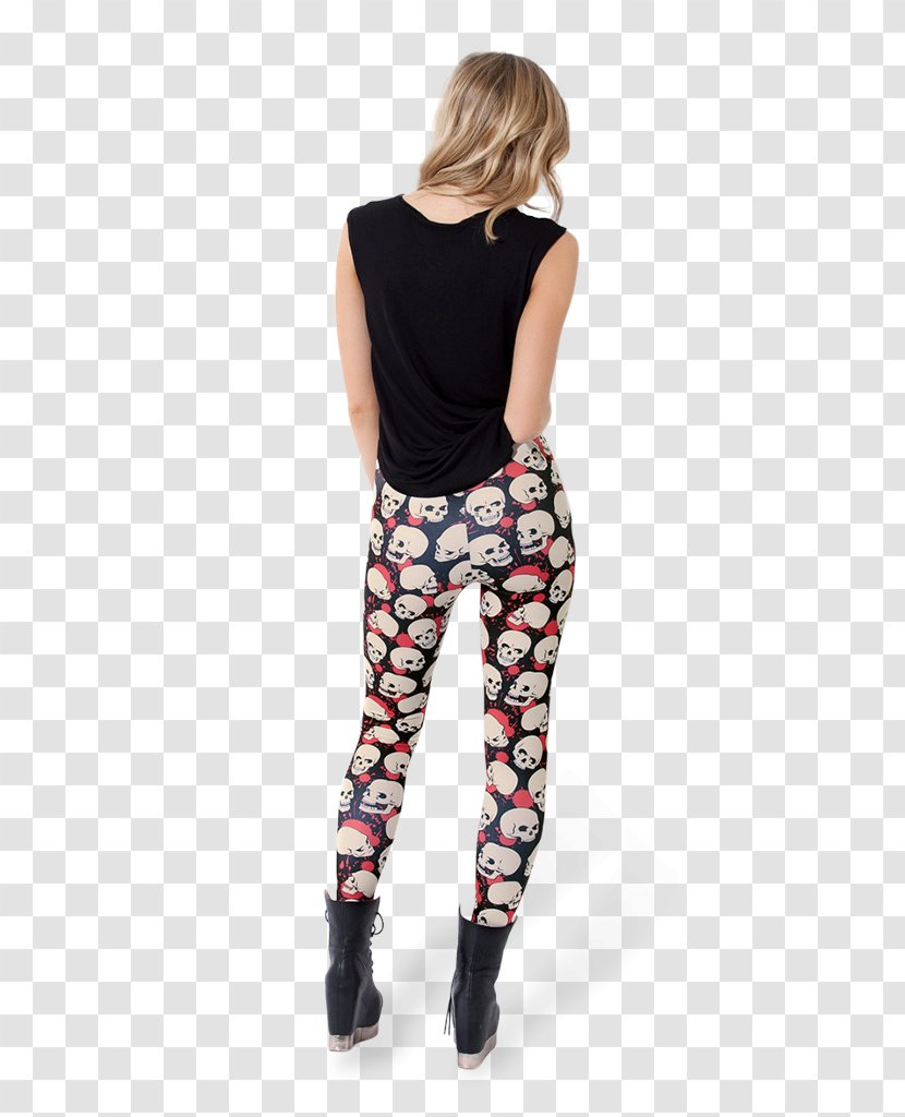 Leggings Waist Jeans Tights Capri Pants - Flower Transparent PNG