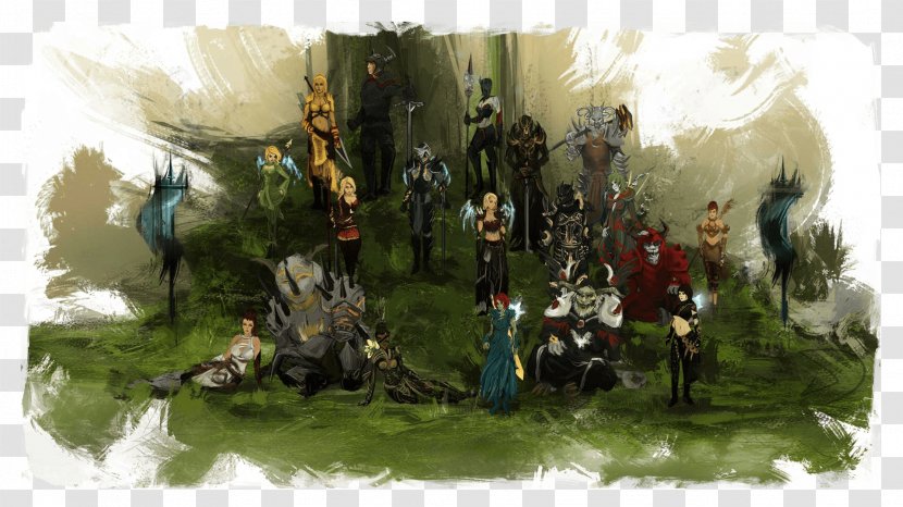 Guild Wars 2 Painting Fan Art Drawing Transparent PNG