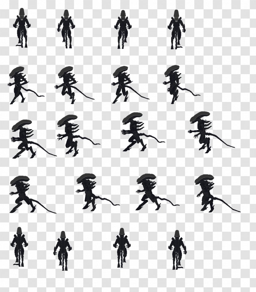 Insect Silhouette Cartoon Black White Transparent PNG