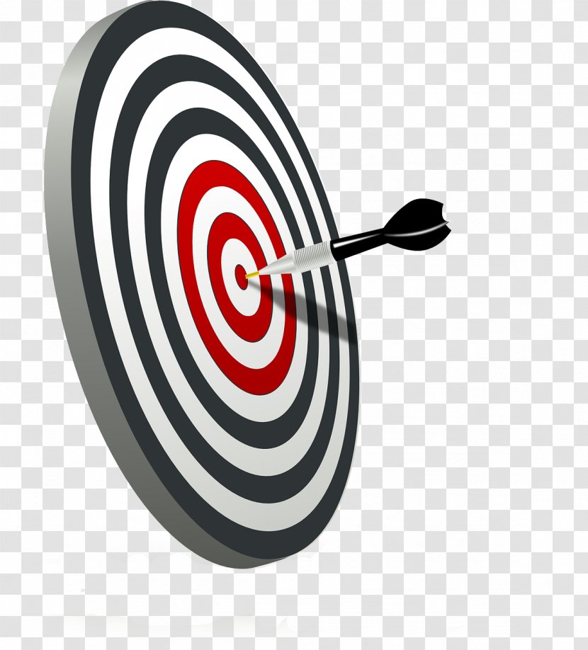 Darts Bullseye Game Arrow Shooting Target - Bow And - Retargeting Transparent PNG