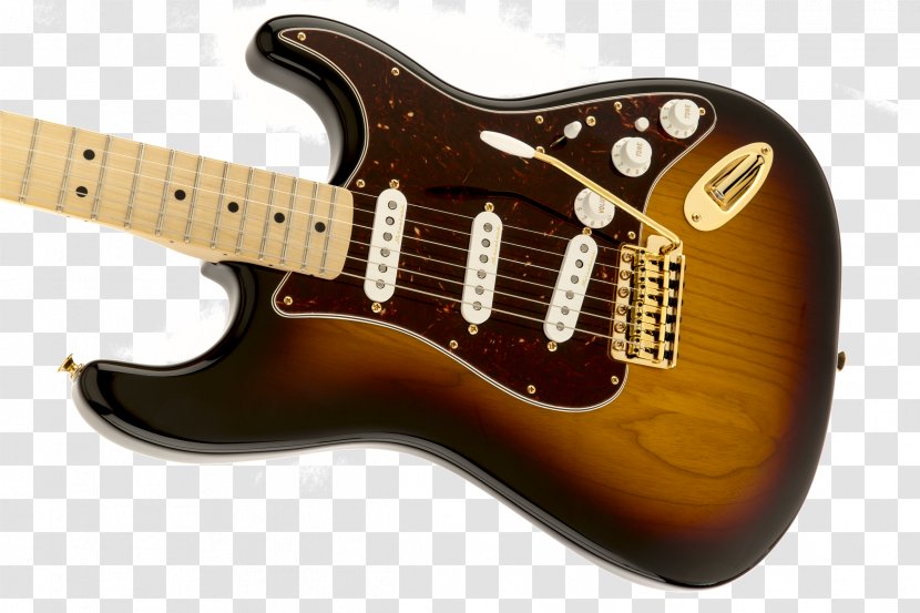 Fender Stratocaster Telecaster Deluxe Precision Bass Bullet - Cartoon - Sunburst Transparent PNG