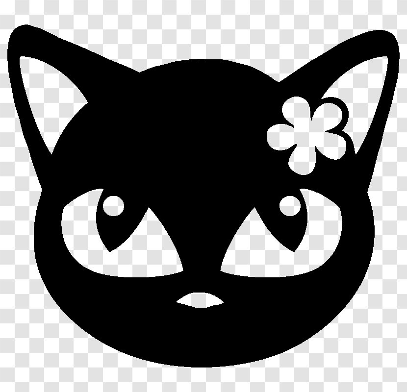 Whiskers Kitten Domestic Short-haired Cat Black - Vertebrate Transparent PNG