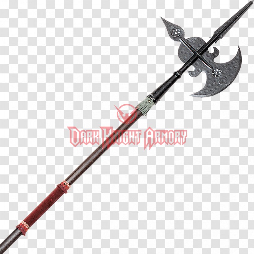 Middle Ages Bardiche Halberd Chivalry: Medieval Warfare Weapon - Hardware Transparent PNG