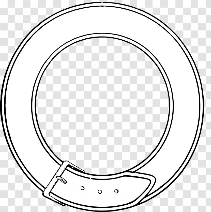 Cartoon Circle Line Art Angle - Area - Belt Transparent PNG