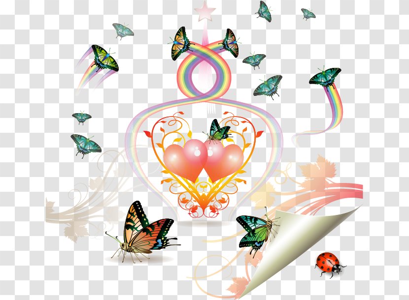 Butterfly Illustration Clip Art Design Vector Graphics - Royaltyfree Transparent PNG