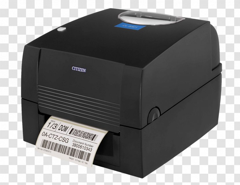 Thermal-transfer Printing Label Printer Barcode - Thermaltransfer Transparent PNG