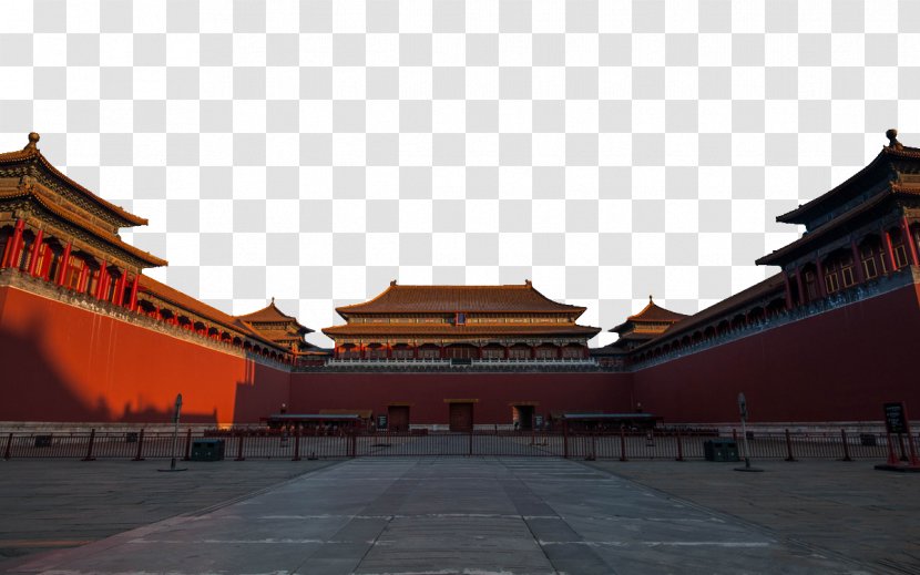 Forbidden City Meridian Gate Tiananmen Jingshan Park Hall Of Supreme Harmony - Resort Transparent PNG