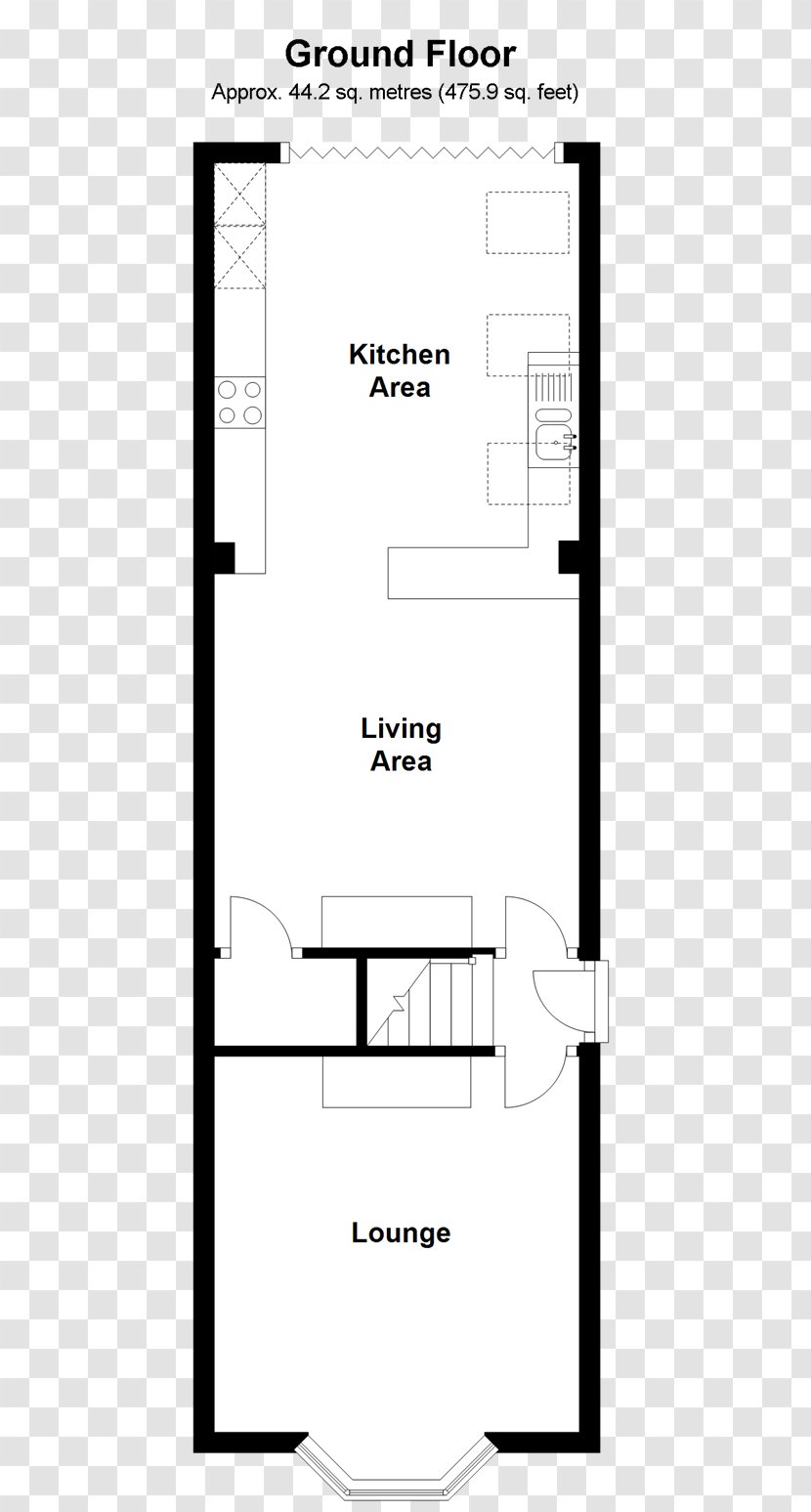 Floor Plan Port Credit Apartment Room Study - Text Transparent PNG