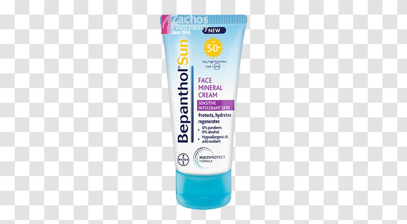 Sunscreen Lotion Skin Bepanthol Crema Face Transparent PNG