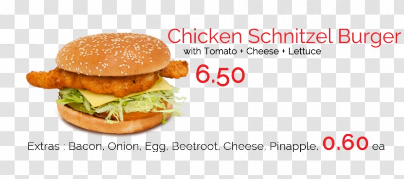 Cheeseburger Slider Hamburger Fast Food Veggie Burger - Junk - Chicken Schnitzel Transparent PNG
