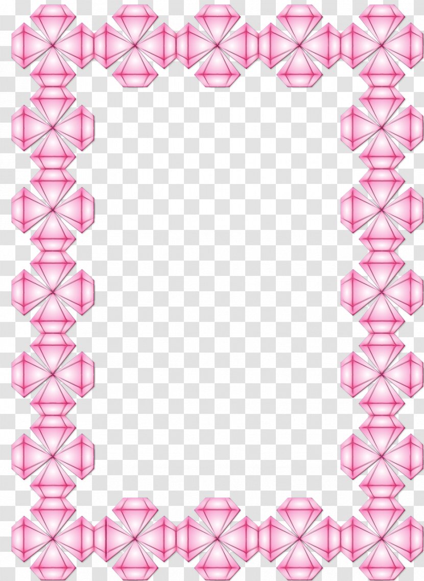 Islamic Geometric Patterns - Heart - Pink Transparent PNG