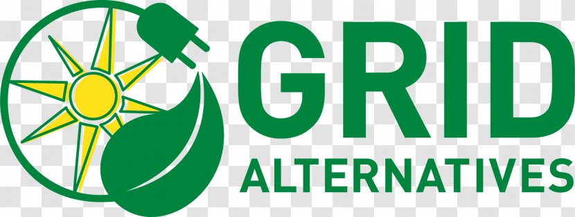 GRID Alternatives Solar Power Renewable Energy Non-profit Organisation Logo - Green - National Cleanup Day Transparent PNG