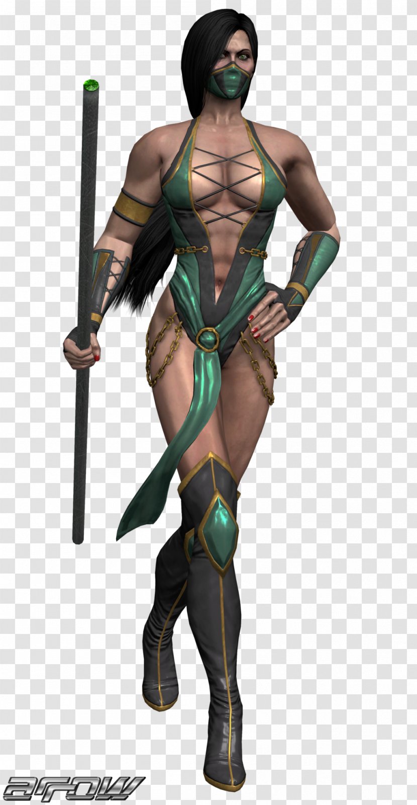 Mortal Kombat II Jade 4 Kitana - Costume Design Transparent PNG
