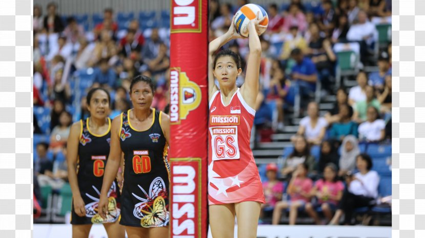 Singapore Papua New Guinea National Netball Team Nations Cup Sport - Goal Transparent PNG