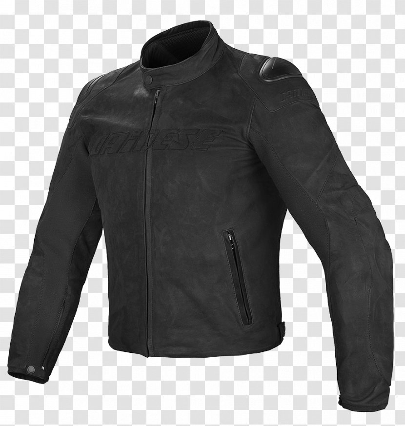 Leather Jacket Motorcycle Dainese Clothing - Textile Transparent PNG