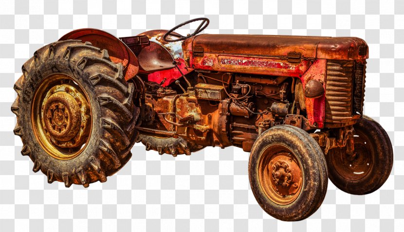Tractor Agriculture Agricultural Machinery Massey Ferguson Heavy - Machine Transparent PNG