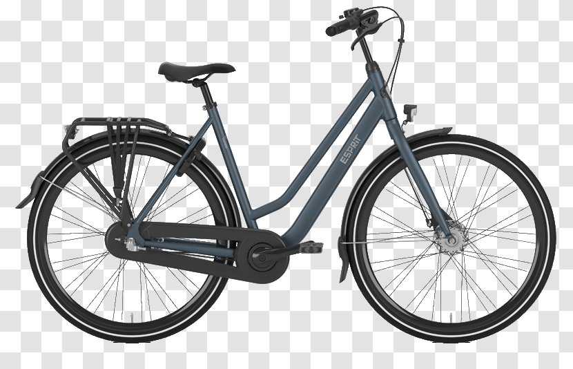 City Bicycle Gazelle Esprit C3 (2018) Damesfiets - Frame Transparent PNG