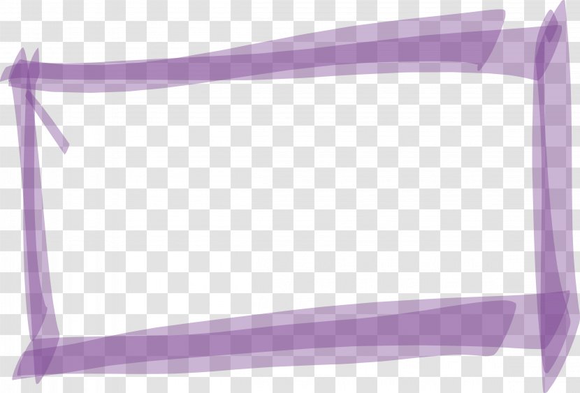 Rectangle - Gratis - Purple Mark Pen Box Transparent PNG