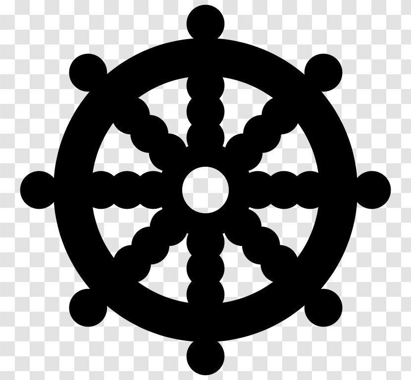 Buddhist Symbolism Dharmachakra Buddhism - Symbol - Wheel Of Dharma Transparent PNG