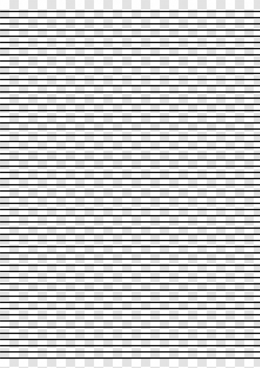 Rectangle White Pattern - Black - Paper Line Transparent PNG