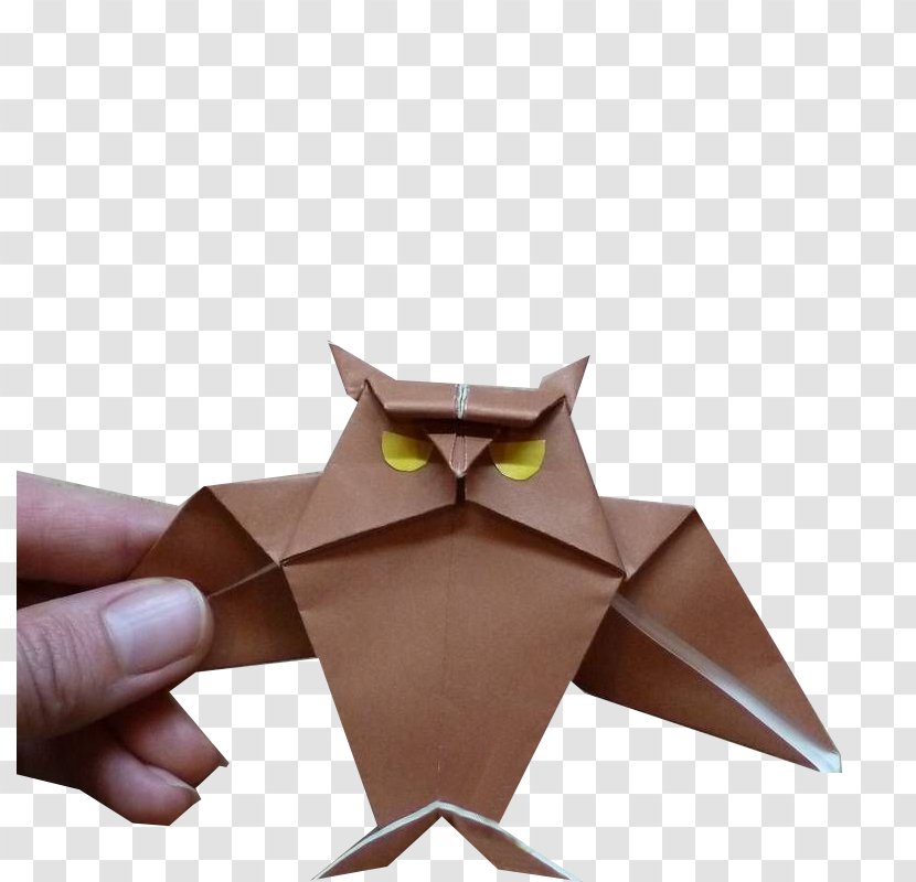 Origami Paper Owl Bird - Art Transparent PNG