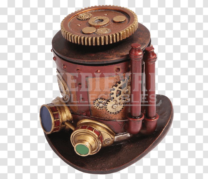Steampunk Top Hat Goggles Box Transparent PNG