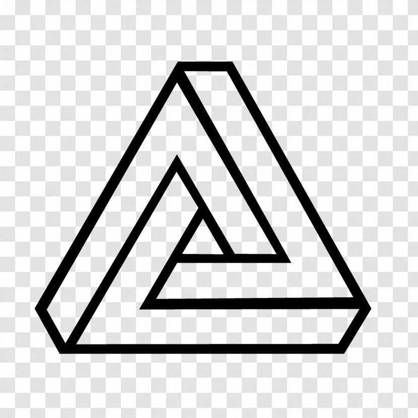 Penrose Triangle Impossible Object Geometry Geometric Shape - Symbol Transparent PNG