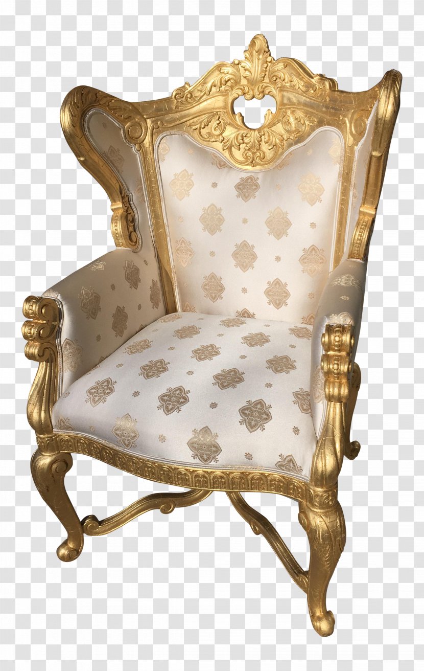 Chair Bergère Antique Style Louis XIV Furniture - Vintage Clothing Transparent PNG
