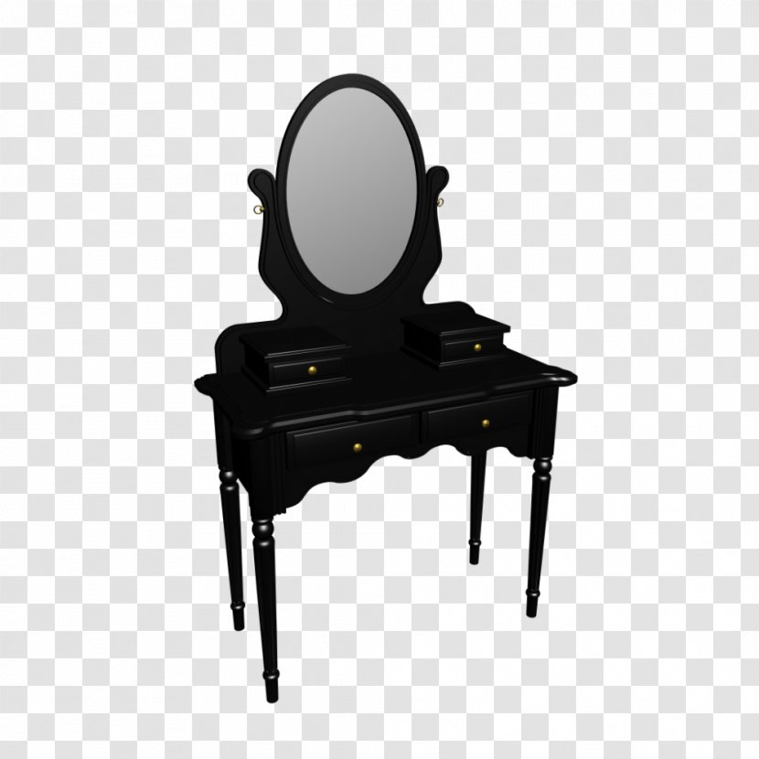 Table Lowboy Drawer Mirror Furniture - Dressing Tables Transparent PNG
