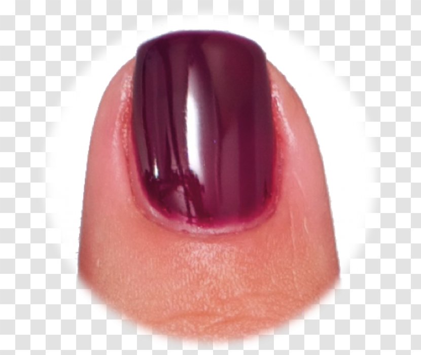 Nail Polish Magenta - Lip Transparent PNG