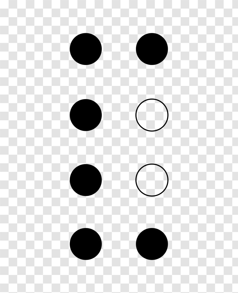 Braille Tactile Alphabet Symbol Font - English Transparent PNG