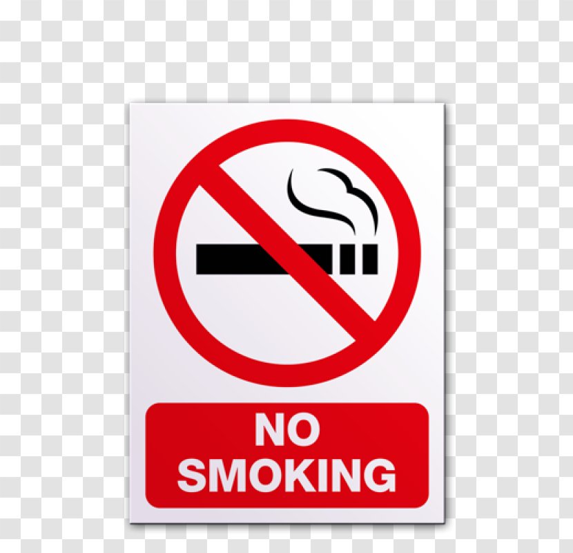 Smoking Ban Sign Smoke-Free Air Act Safety - Sticker - Product Roll Up Banner Transparent PNG