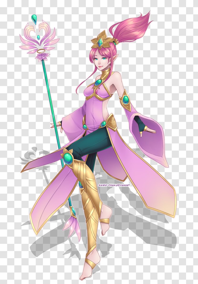 League Of Legends Ahri Concept Skin Art - Heart - The Lotus Pool By Moonlight Transparent PNG