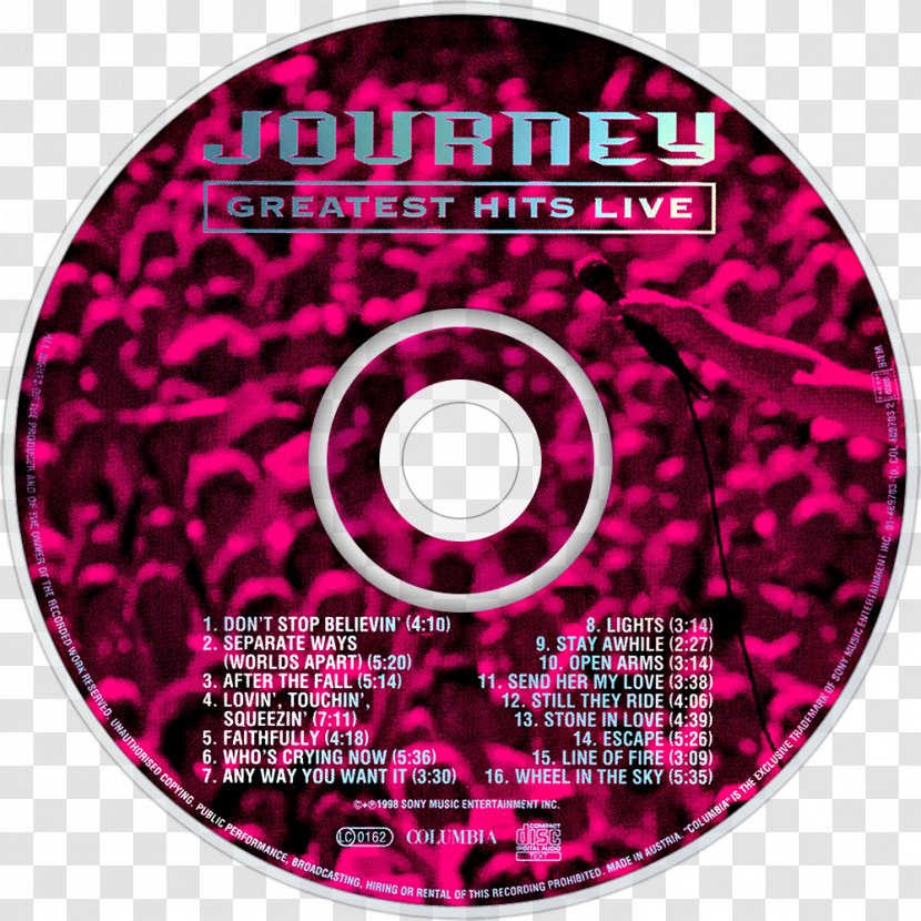 Greatest Hits Live 1 & 2 Journey - Tree Transparent PNG