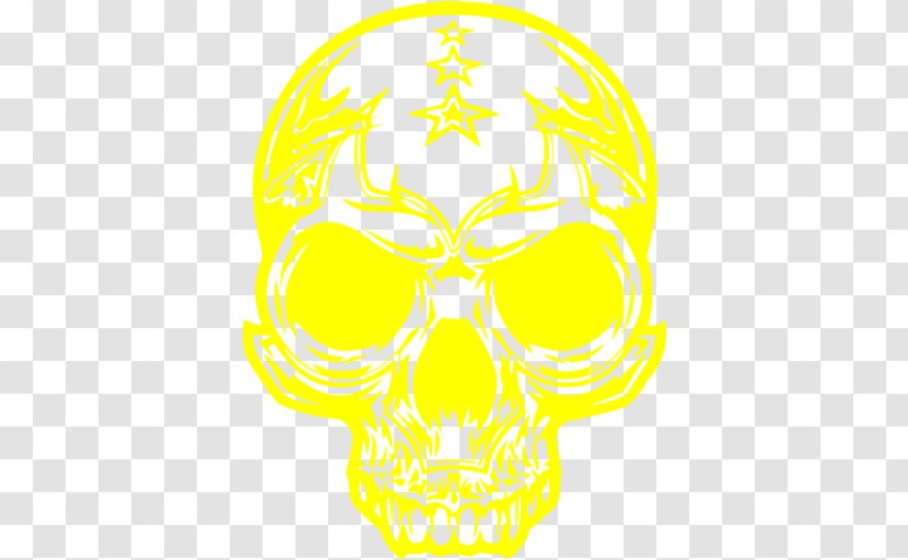 Skull Yellow Jaw Clip Art Transparent PNG